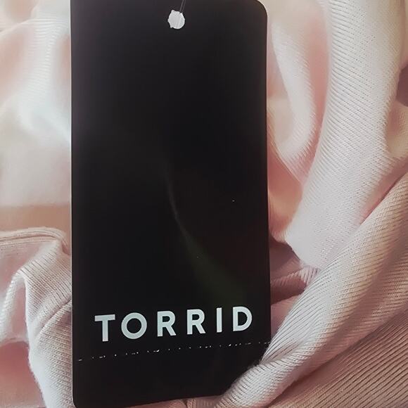 Torrid Super Soft Knits Peach Blossom Tunic Women's Top 3 - 3X NWT - Picture 5 of 6